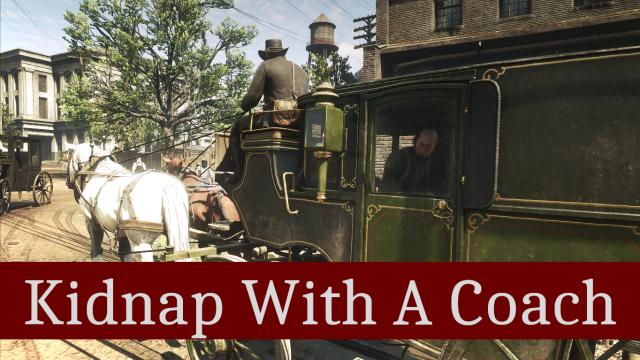 Похищение людей в RDR 2 / Kidnap With A Coach