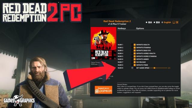 Red Dead Redemption 2 Trainer by FLiNG for Red Dead Redemption 2