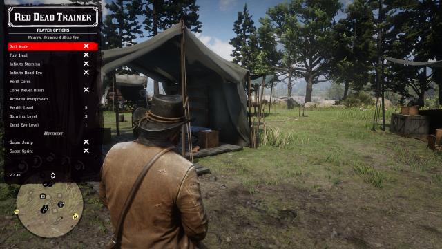 Трейдер для RDR 2 / Red Dead Trainer для Red Dead Redemption 2