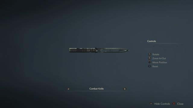 RE3 Ballistic Knife for Resident Evil 2