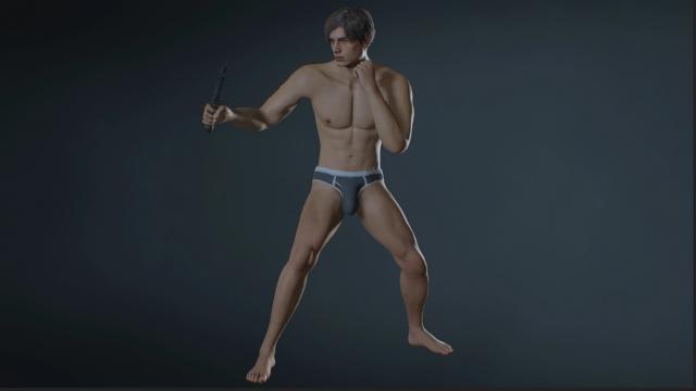 Леон в нижнем белье / Leon Wears Underwear