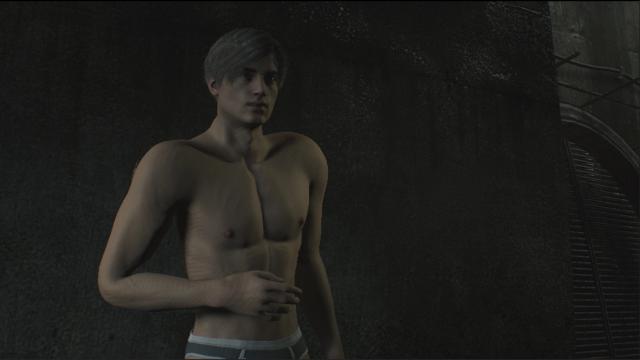 Leon Wears Underwear for Resident Evil 2