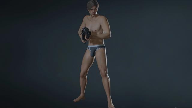 Leon Wears Underwear for Resident Evil 2