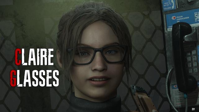 Claire with glasses