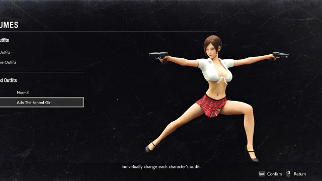 Ada The School Girl for Resident Evil 2