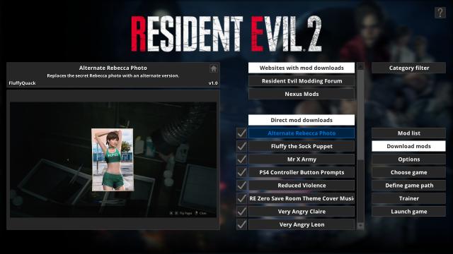 Fluffy Manager 5000 for Resident Evil 2