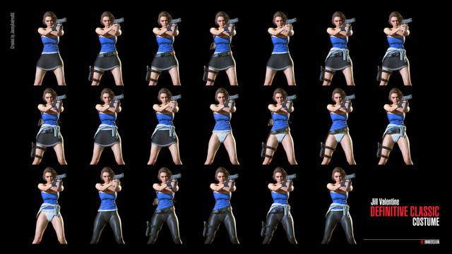 Jill Definitive Classic Costume for Resident Evil 3