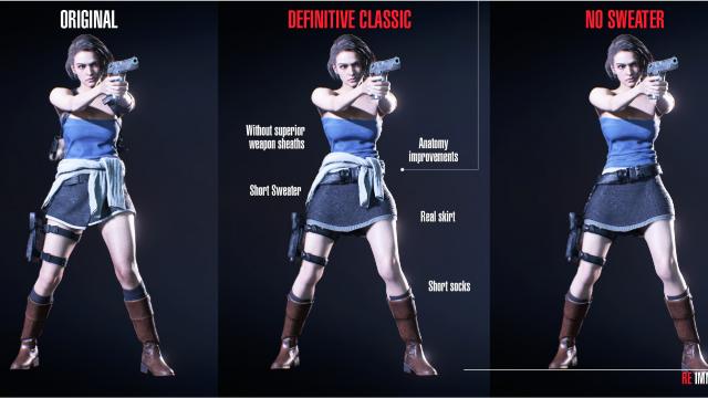 Jill Definitive Classic Costume for Resident Evil 3