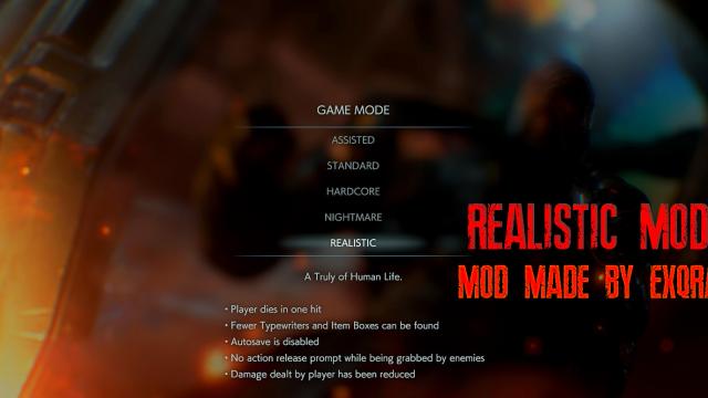 Хардкорный режим / Resident Evil 3 Remake Realistic Mode