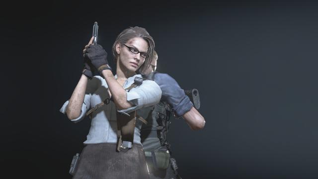 Костюм для Джилл из концепт-арта / Jill - Concept Art 03 - Teacher Costume для Resident Evil 3