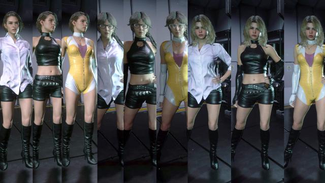 Одежда для Джилл / Rebecca Chambers Cosplay - RE0 Concept Art
