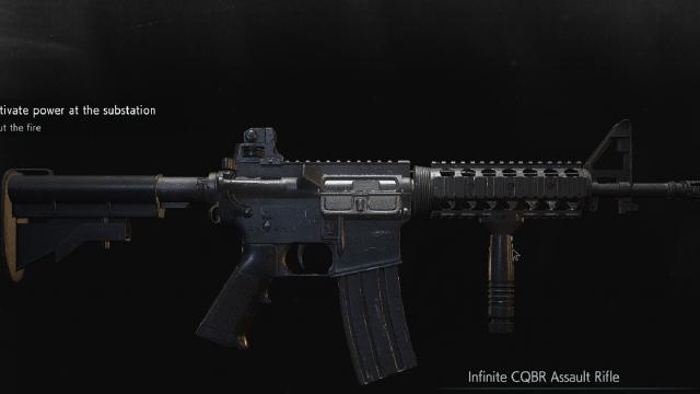Ретекстур штурмовой винтовки / Black infinity CQBR skin