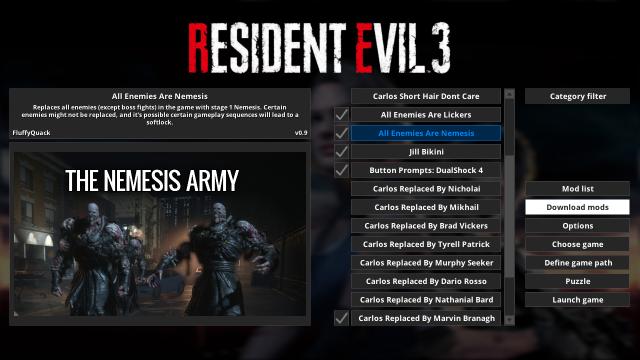 Fluffy Manager 5000 для Resident Evil 3