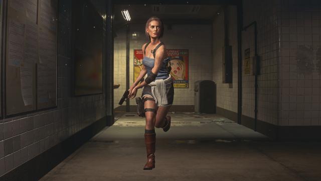 Джулия Вот вместо Джилл / Julia Voth face для Resident Evil 3