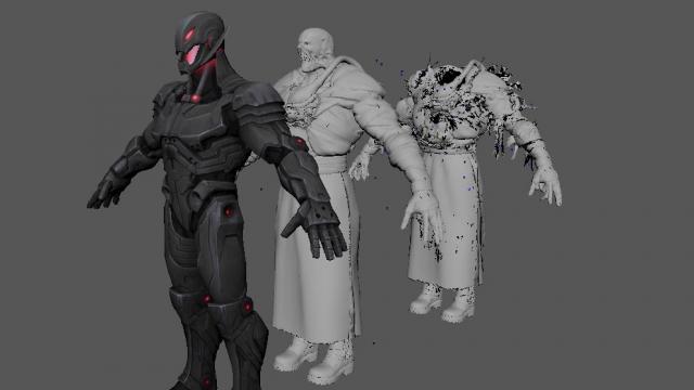 Альтрон вместо Немезиса / Ultron для Resident Evil 3