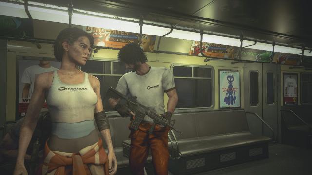 Одежда из Portal 2 для Джилл и Карлоса / Portal pack - Jill Carlos and RAI-DEN для Resident Evil 3