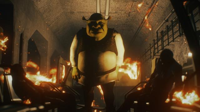 Шрек вместо Немезиса / Shrek Over Nemesis для Resident Evil 3