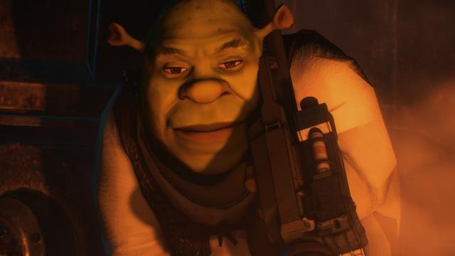 Шрек вместо Немезиса / Shrek Over Nemesis для Resident Evil 3