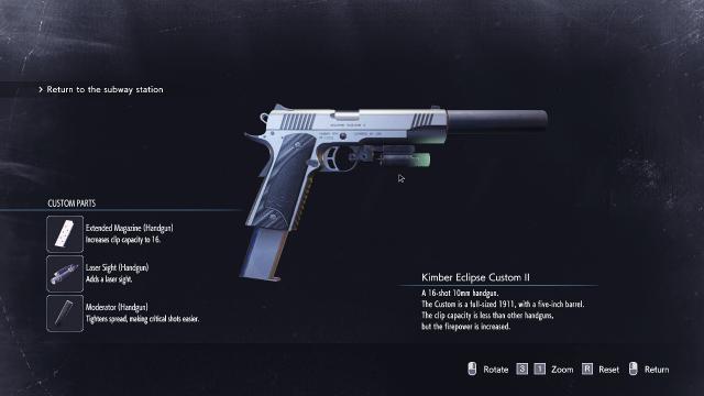 Kimber Eclipse Custom ll for Resident Evil 3