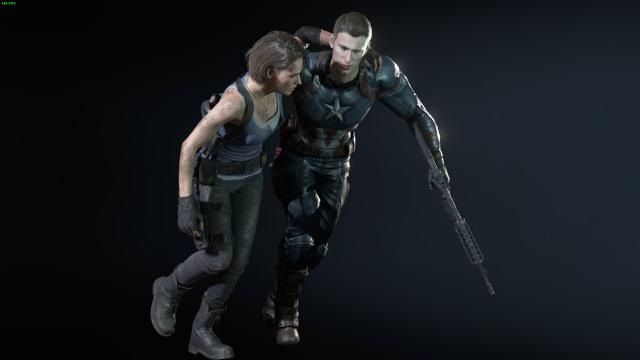 Capt America для Resident Evil 3