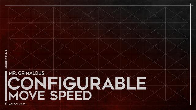 Configurable Movement Speed