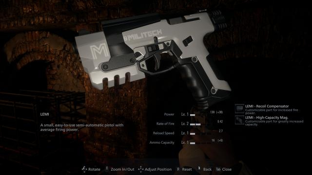 Militech Lexington from Cyberpunk 2077 for Resident Evil: Village