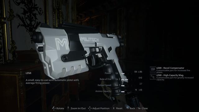 Militech Lexington from Cyberpunk 2077 for Resident Evil: Village