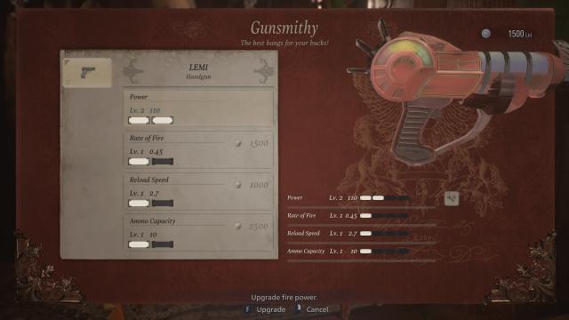 Ray Gun as pistol for Resident Evil: Village