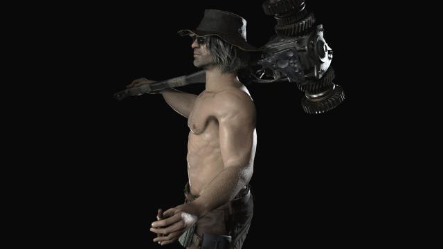 Shirtless Karl Heisenberg for Resident Evil: Village