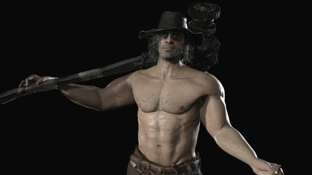 Shirtless Karl Heisenberg for Resident Evil: Village