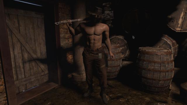 Shirtless Karl Heisenberg for Resident Evil: Village