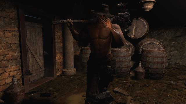 Shirtless Karl Heisenberg for Resident Evil: Village