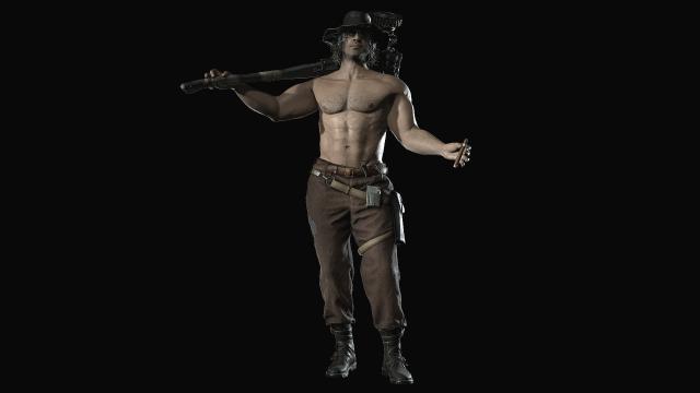Shirtless Karl Heisenberg for Resident Evil: Village