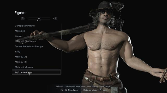 Shirtless Karl Heisenberg for Resident Evil: Village
