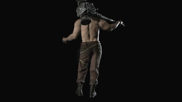Shirtless Karl Heisenberg for Resident Evil: Village