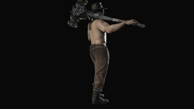 Shirtless Karl Heisenberg for Resident Evil: Village