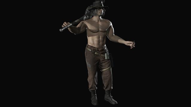 Shirtless Karl Heisenberg for Resident Evil: Village