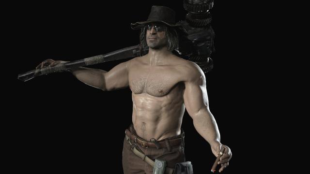Shirtless Karl Heisenberg for Resident Evil: Village
