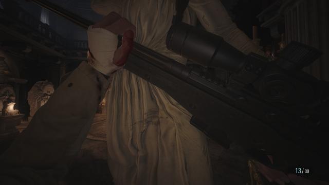 Worn L96A1 over F2 Sniper Rifle для Resident Evil: Village