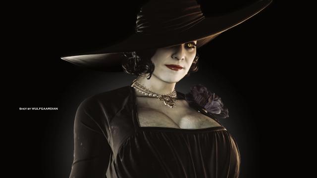 Черное платье для Леди Димитреску / Lady Dimitrescu Black Dress для Resident Evil: Village
