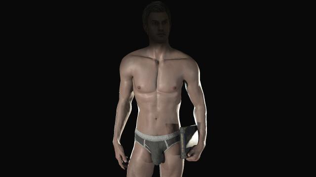 Underwear Ethan Winters (Include 3rd Person Addon) for Resident Evil: Village