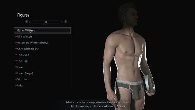 Underwear Ethan Winters (Include 3rd Person Addon) for Resident Evil: Village