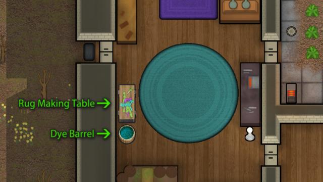 Коврики / Area Rugs для Rimworld