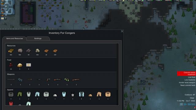 Интерфейс EdB / EdB Interface для Rimworld