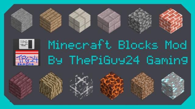 Minecraft Blocks Mod для Scrap Mechanic