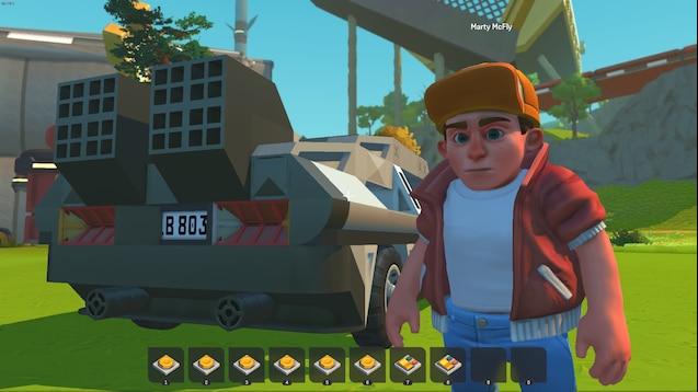 DeLorean (Back To The Future) for Scrap Mechanic