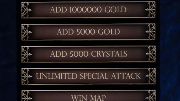 -  Cheat Menu