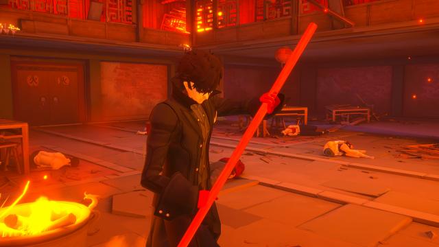Persona 5  Joker w Coat Physics