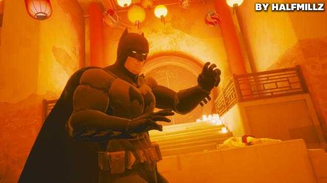 Бэтмен / BATMAN - Telltale (Physics Cape) для Sifu