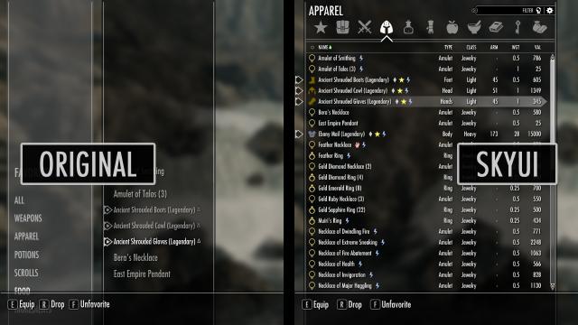 SkyUI - Special Edition for Skyrim SE-AE